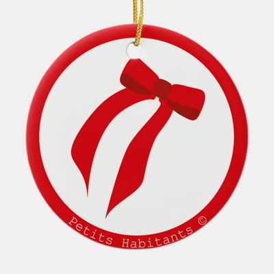 Red Bow Ornament