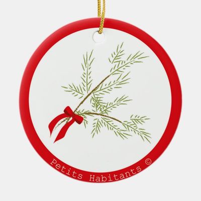 Holly Branches Ornament